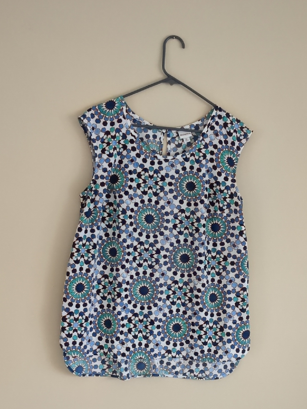 XL Merona Print Pattern Shirt Top